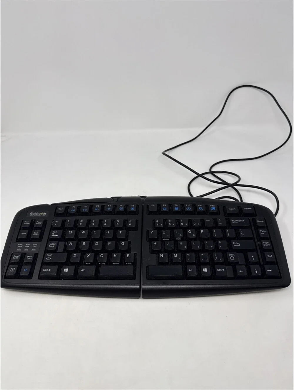 Goldtouch SK-2730 Ergonomic Split USB Wired Keyboard Black PC Computer Desktop